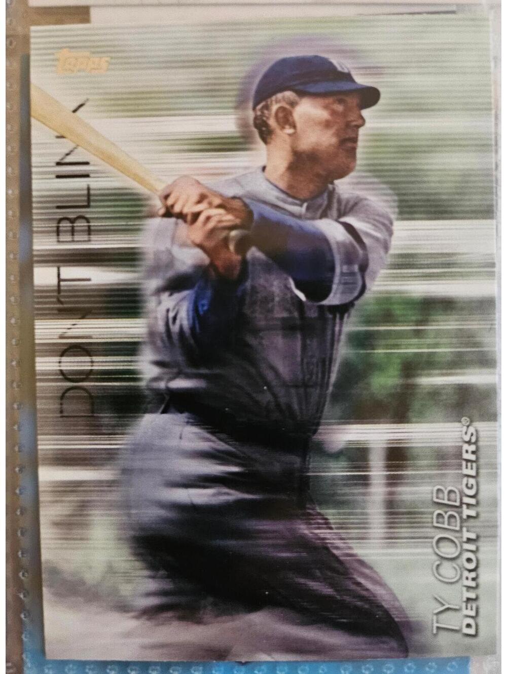 Ty Cobb 2018 Topps Update DON'T BLINK Insert Tigers #DB-19